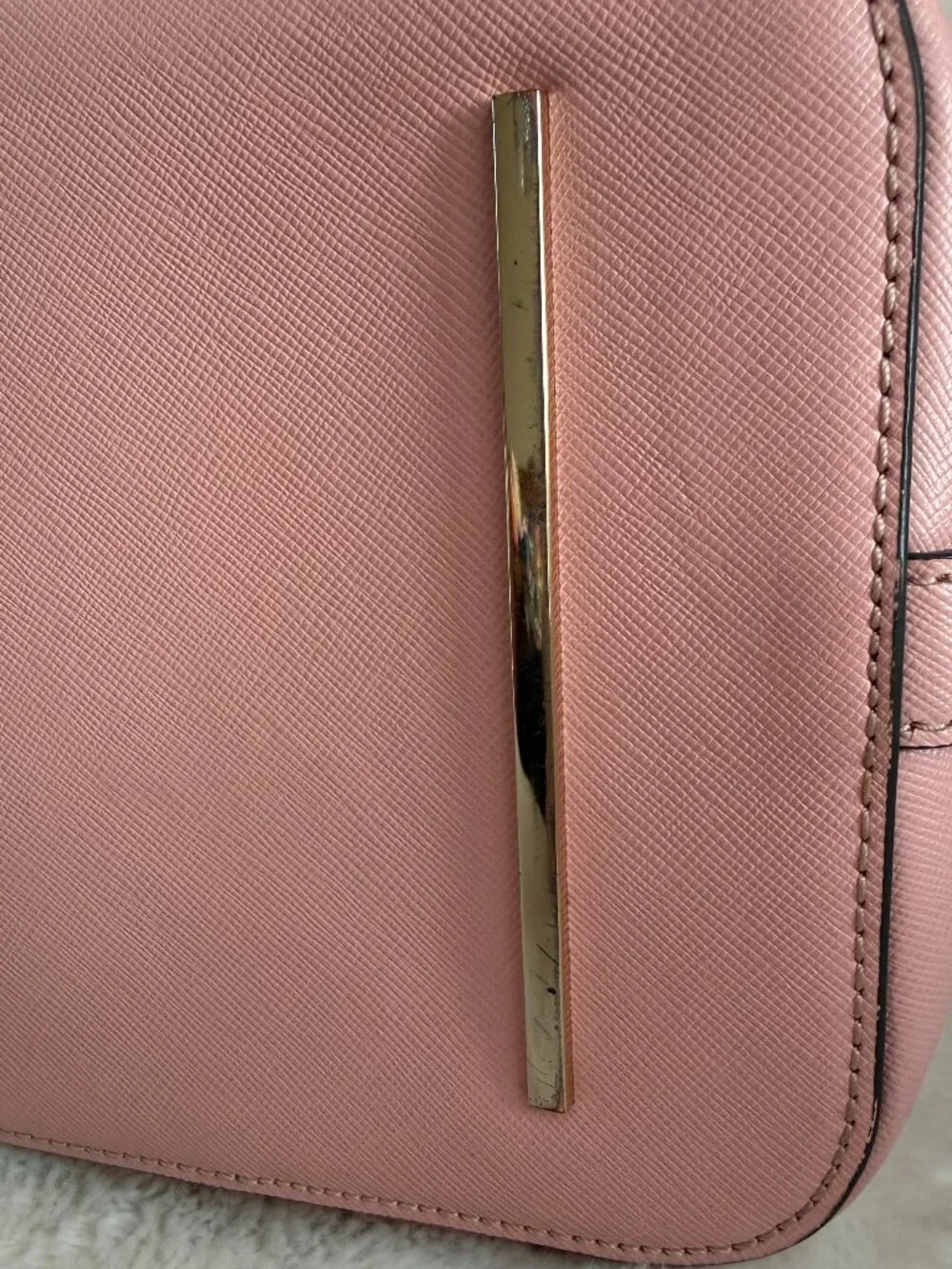 Tory Burch Robinson Open Dome Pink Leather Satchel Bag - Picture 12 of 16